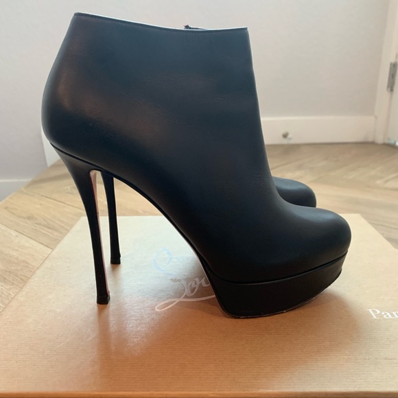 Christian Louboutin Dirdibootie Black Leather - Picture 7 of 11